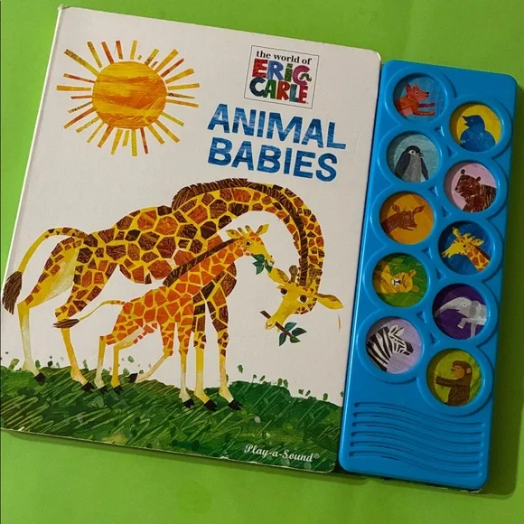 Eric Carle ANIMAL BABIES Play-A-Sound Book - Picture 1 of 15